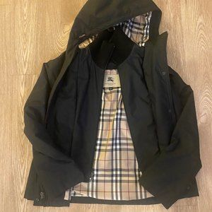 Burberry Lined Coat Black (Womens Large)